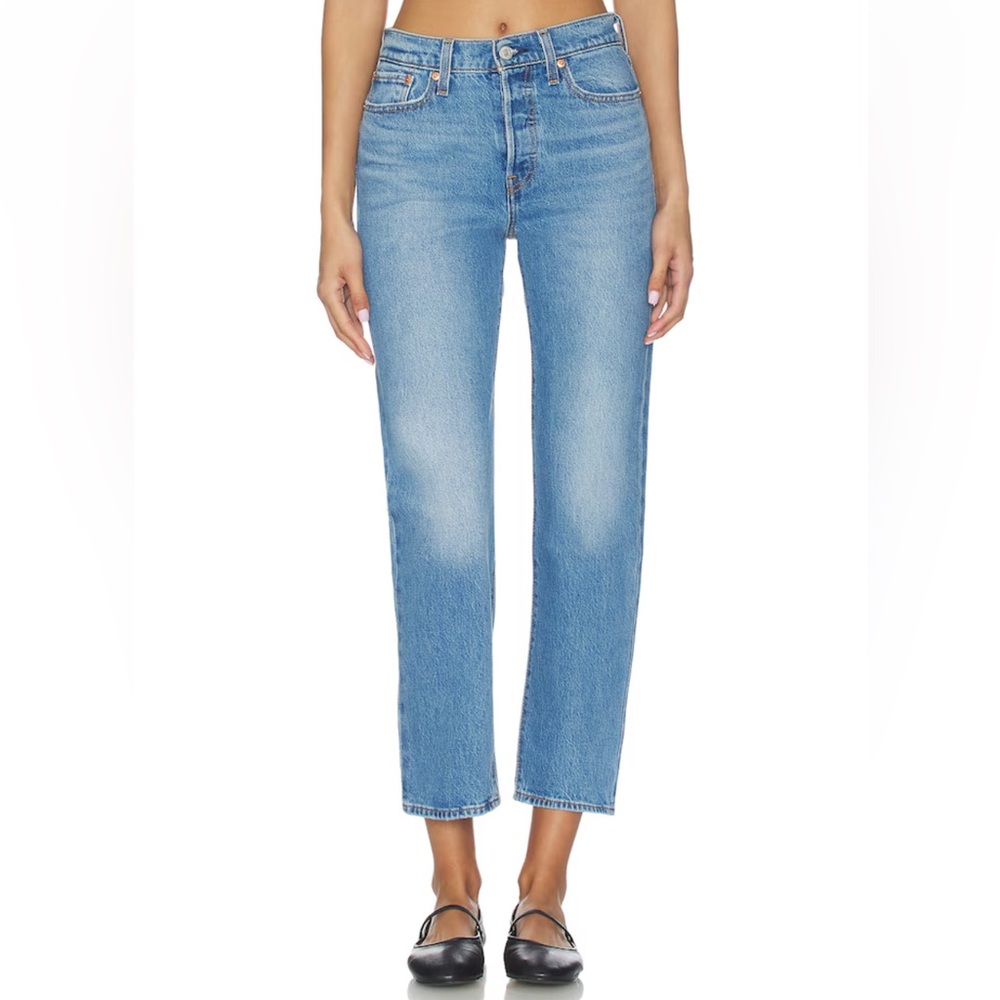 Levi's Wedgie Straight Ankle Jeans